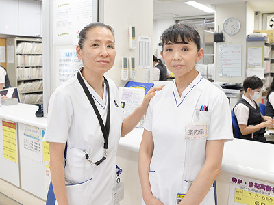 滝山病院の外来受付
