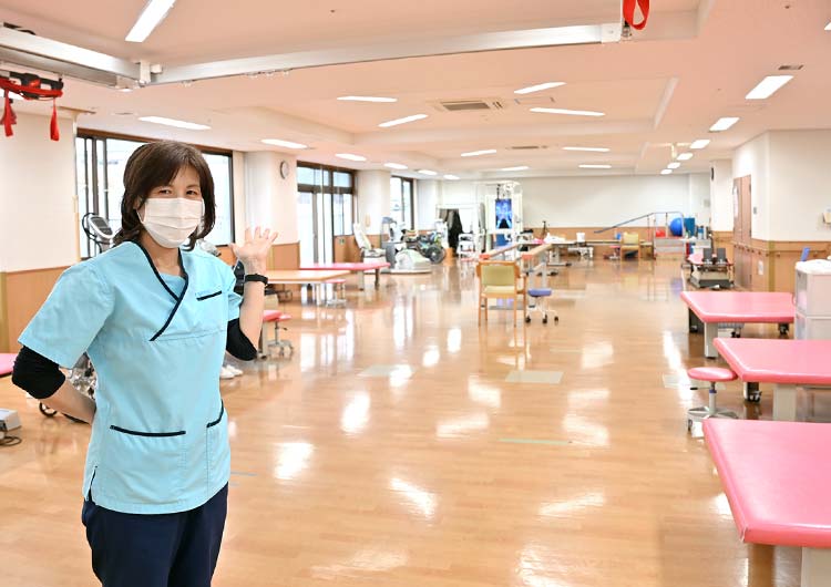 新横浜リハビリテーション病院のリハビリテーション室