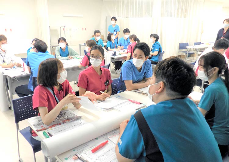 座間総合病院の研修の様子