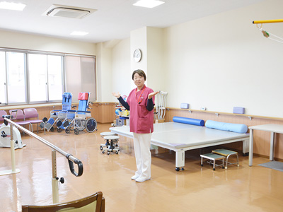 亀有中央病院のリハビリテーション室