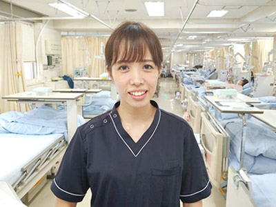 白報会王子病院の看護師　透析室勤務　入職3年目