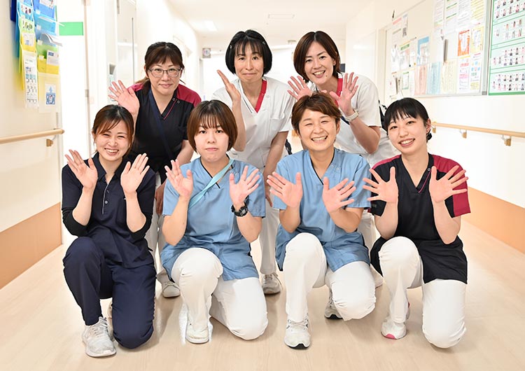 職種間のチームワークが自慢のリハビリ専門病院。<br>教育を充実させて、回復期看護の未経験者も歓迎。