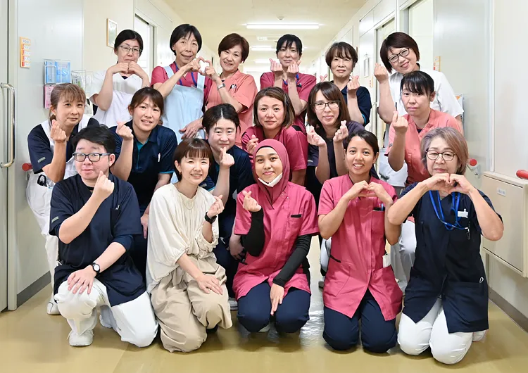 2027年に新築移転予定の療養型病院です。子育て支援や福利厚生が充実しています。