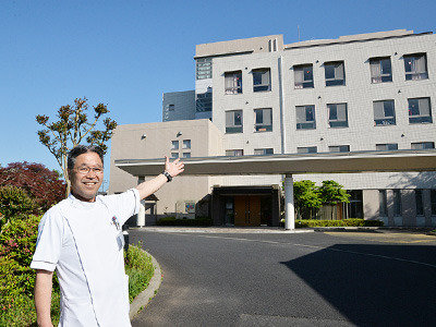 大多喜病院のエントランス