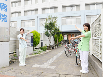 梅田病院の玄関