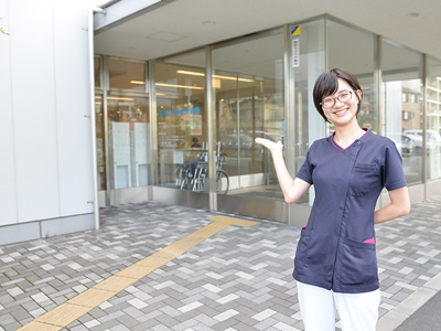 TMG宗岡中央病院の玄関