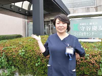 守谷慶友病院の玄関
