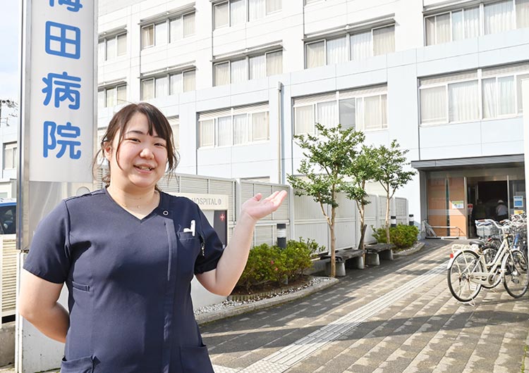 梅田病院の玄関