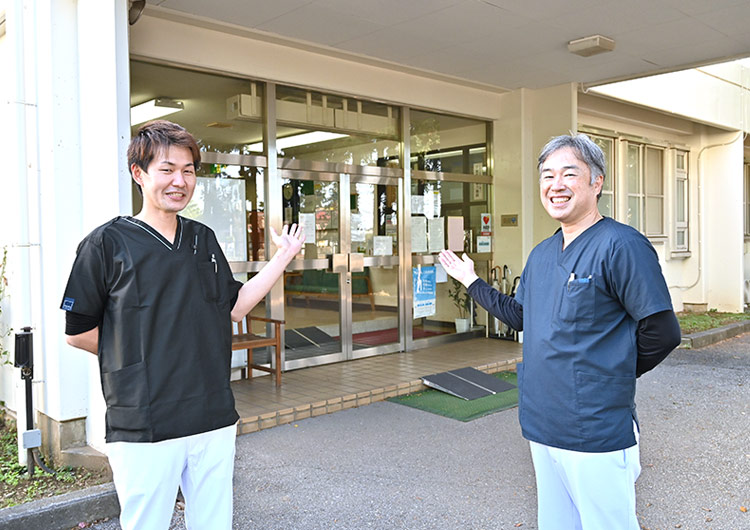 篠﨑病院の病院入口