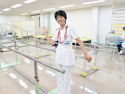 十全病院のリハビリ室
