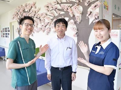 介護老人保健施設 のどかの玄関ロビー