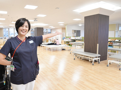 戸田中央リハビリテーション病院のリハビリテーション室