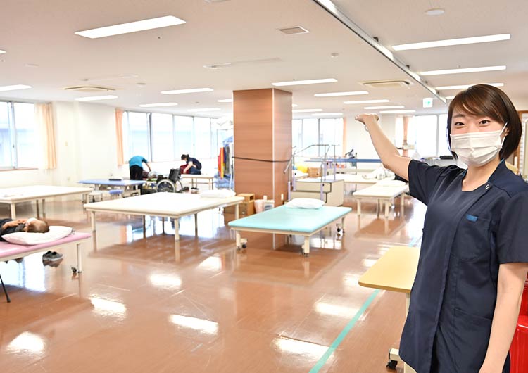 鎌倉リハビリテーション聖テレジア病院のリハビリテーション室