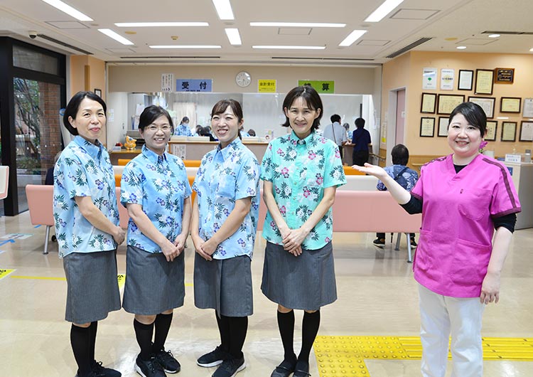 南町田病院の外来の待合スペース