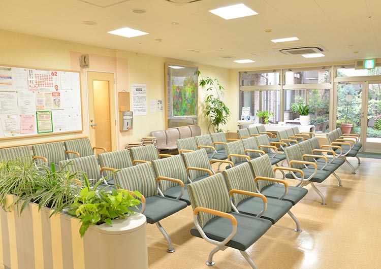 大石記念病院のロビー