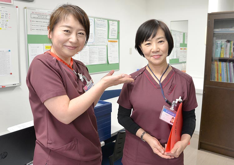 埼玉回生病院の看護部長室