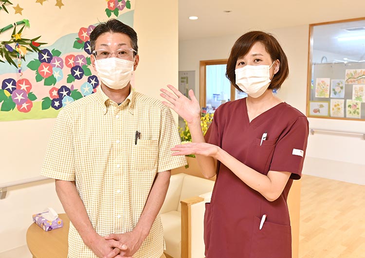 夢眠きたもとの玄関ロビー