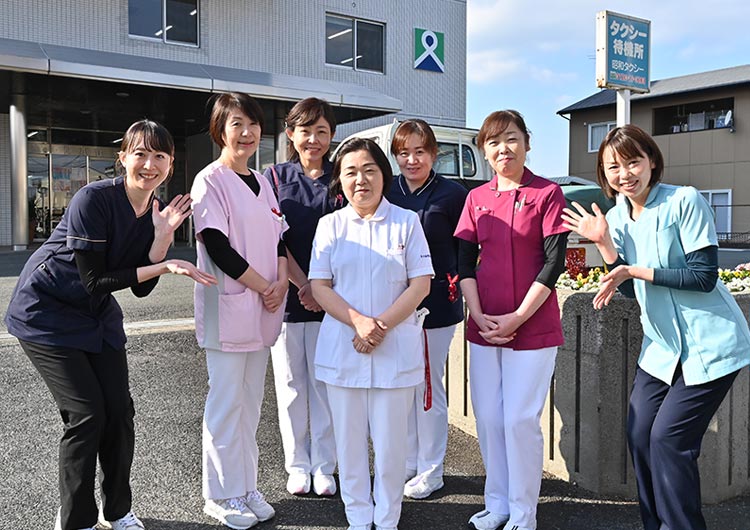 熊本循環器科病院の玄関