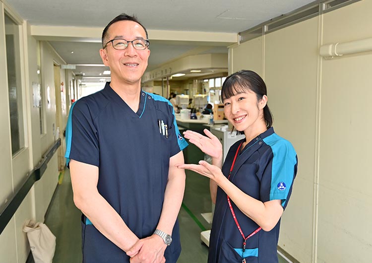 金沢文庫病院の廊下