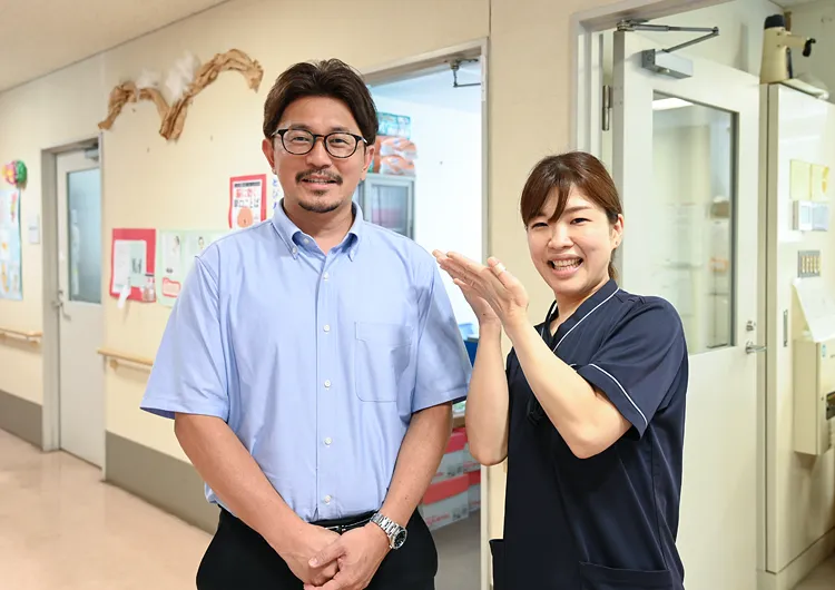 介護老人保健施設　はあとぴあの受付ロビー