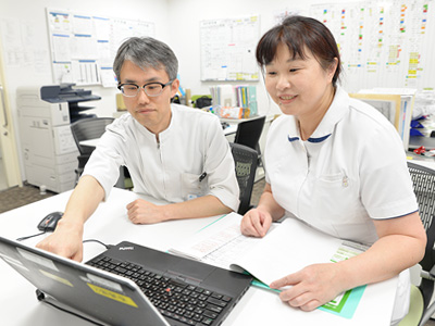 陽和病院の職員専用フロア