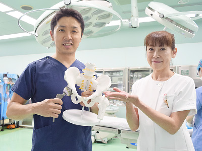 黒河内病院の手術室