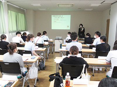 我孫子聖仁会病院の院内研修の様子