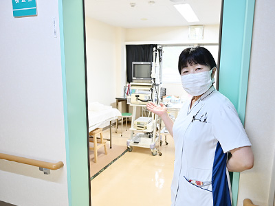 清水ヶ丘病院の内視鏡室