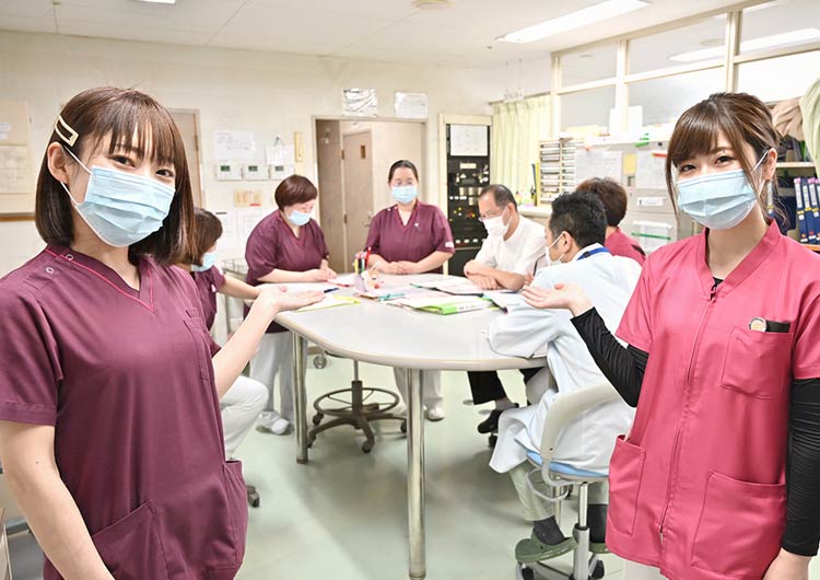 日本平病院のスタッフステーション