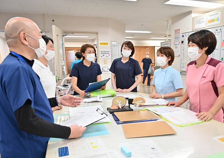 鎌倉リハビリテーション聖テレジア病院のスタッフステーション