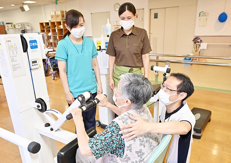 太陽の森のリハビリテーション室