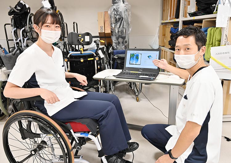 花はたリハビリテーション病院のリハビリテーション室