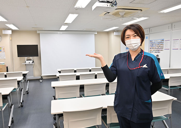 さがみリハビリテーション病院の会議室