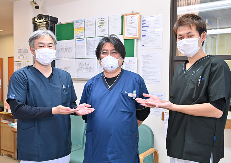 篠﨑病院の待合ロビー