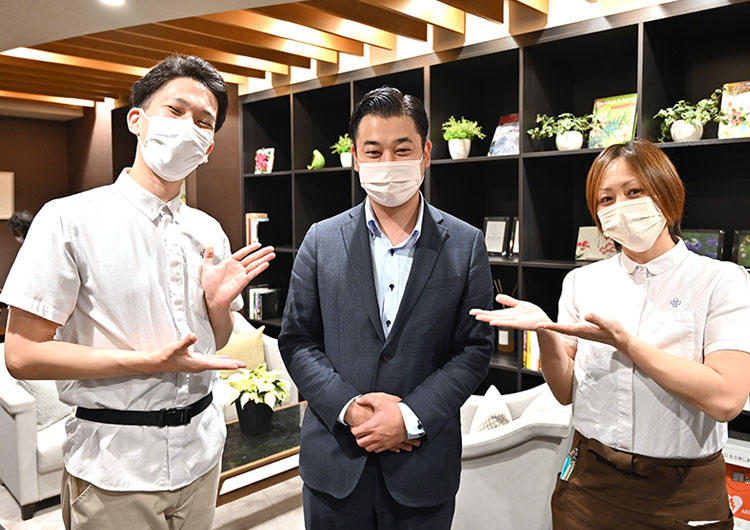ホスピタルメント世田谷八幡山のロビー
