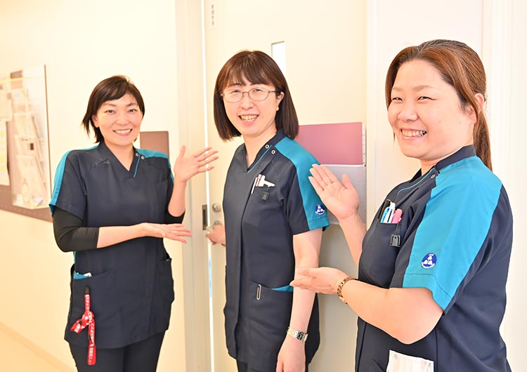 横浜鶴見リハビリテーション病院の看護部長室