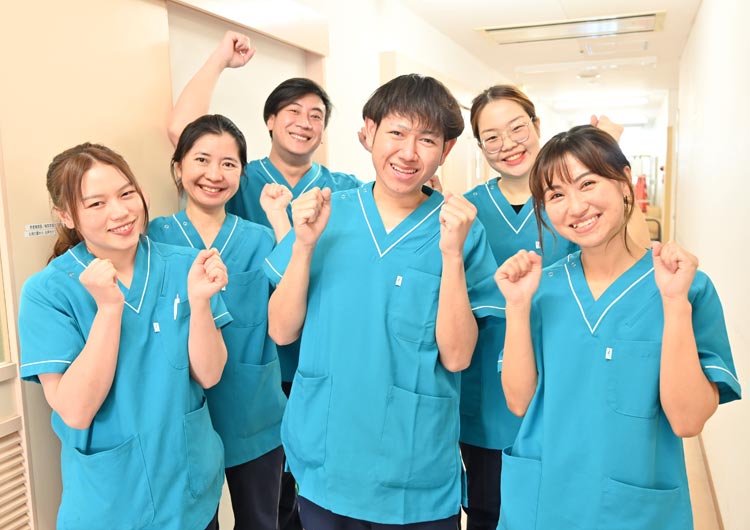 武里病院の廊下