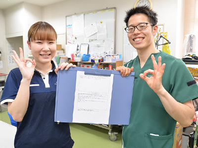介護老人保健施設 のどかのスタッフステーション