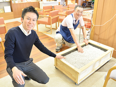 悠楽里えどがわグリーンパークのラウンジ