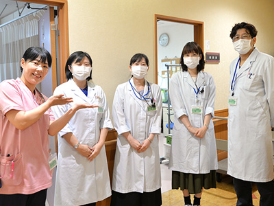三芳の森病院の医療相談室前
