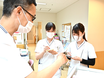 鶴が丘ガーデンホスピタルのスタッフステーション