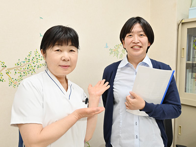清水ヶ丘病院の事務室