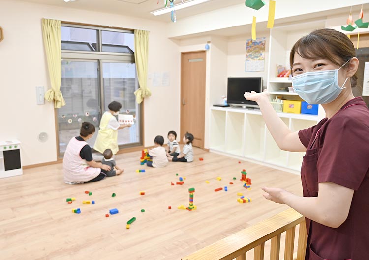佐々総合病院の保育室