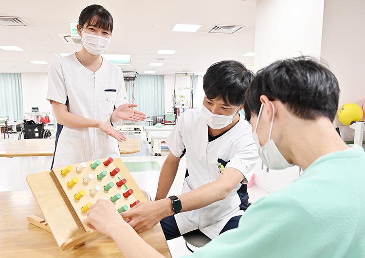 花はたリハビリテーション病院の作業療法スペース