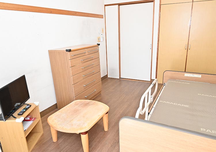 恵和園の養護老人ホーム 居室