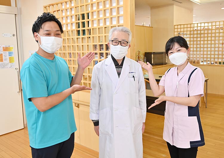 ふくにしの1F受付ロビー