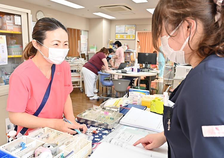 梅田病院のスタッフステーション