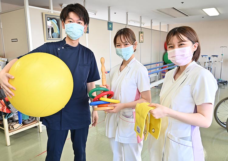 北多摩病院のリハビリテーション室