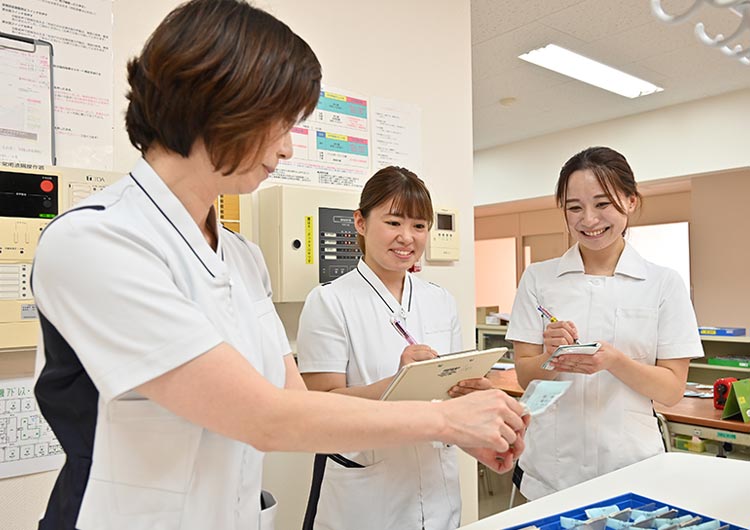 大多喜病院のスタッフステーション