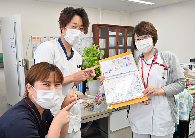 東埼玉総合病院の管理職室